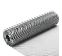 Stainless Steel Woven Wire Mesh 304 Stainless Steel Wire Mesh Roll 0.6mm Wire Mesh Fencing 1/4inch Opening Hardware Cloth Aviary Fence for Garden Outdoor