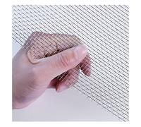 Stainless Steel Woven Wire Mesh 304 Stainless Steel Wire Metal Mesh Sheets 10 Mesh Heat-Resistant Woven Wire Barbecue Net for Air Bricks, Garden, Control, 2mm Hole