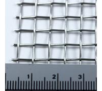 Stainless Steel Woven Wire Mesh Sheet 15cm x 15cm Count 4 Heavy Gauge