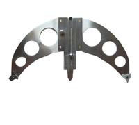 Stainless Steel WYG400-1800 Multi-Function Gauge for Welding & Pressure Vessel Inspection - Measures Angle Misalignment, for Surface Convexity, Depth, Curvature and Straightness