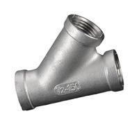 Stainless Steel Y Shaped T Pieces, 45 Degree Pipe Fittings, Suitable for Various Connections, Kitchen, Garden, Irrigation Pipe, Pipe Fittings