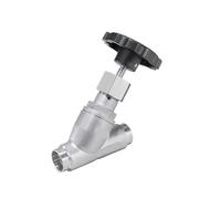 Stainless Steel Y-Type Stop Angle seat Valve Manual 304 Stop Valve(DN25)