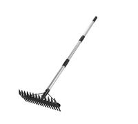 Stainless Steel Yard Tool for Effective Ground Maintenance and Weed Removal with Ergonomic Handle Design Needle Removal Scuffle