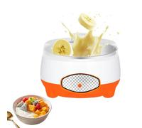 Stainless Steel Yoghurt Maker, Yogurt Maker, Multi-Function Electric Yogurt Machine, 360° Heating, for Organic Yogurt, Natto Maker, Health Gift for Men And Women,Orange
