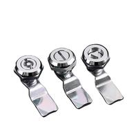 Stainless Steel/Zinc Alloy Cabinet Lock with Key Rotary Tongue Triangular Locks 1Pcs(Stainless Steel)