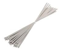 Stainless Steel Zip Ties 10 20 50 100 200 Pcs 12mm 0.47 inch Exhaust Wrap Multi-Purpose 304 Stainless Steel Metal Cable Tie Banding self-Locking Zip Ties(10pcs,12x600mm)