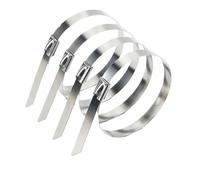 Stainless Steel Zip Ties, Stainless Steel Cable Ties 10 Pcs 7.9x100-1000mm(7.9x900mm)