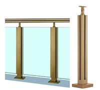 Stainless SteelPost for Balcony Garden Hallways Railing AccessoryAdjustable Heights: 85/95/105/115 cmWeatherResistant Hardware