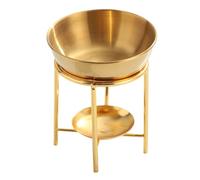 Stainless Steels Essential Oil Burners Large Capacity Aromatherapist Diffuser Detachable Bowl Tealight Holder Metal Oil Burners