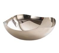 Stainless Steels Fruit Bowl Metal Salad Bowl Countertops Fruit Plate Large Serving for Bathroom Kitchen Dining for Bathroom