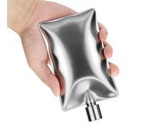 Stainless Steels Hip Flasks Leakproof Container 6oz Whiskeys Wine Pots Square Pocket Beer Container Portable Drinkware Portable Whiskeys Bottle