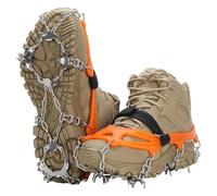 Stainless Steels Ice Grippers Spikes Outdoor 18/19 Tooth Ice Claw Spikes Chain Grasping Skiing Claw Stainless Steels Grippers