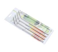 Stainless Straws,Metal Drinking Straws with Cleaning Brush for Milkshake - Dishwasher Safe Party Accessory for Picnic Outdoor Beach Camping BBQ Home Holiday