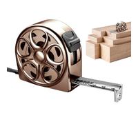 Stainless Tape Measure,Instant Lock Waterproof Steel Measure Tape | Anti-Fall Handy Measurement Tool for Agricultural Tracks Industrial Engineering Woodworking Outdoor
