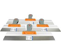 Stainless Taping, Filling Knife. Drywall Plastering Rendering Spatula, Set 4pcs