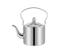 Stainless Tea Kettle | with Fine Filter Long Spout Boiler | Tea Kettles - for Travel Office Home Coffee Water Kitchen Camping