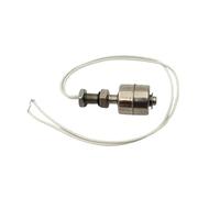 Stainless - Vertical Liquid Switch 61mm Float Level Control Steel for Dc/0. with Ip68 5a 10w/100v Compatible Having 350mm Cable Water Impermeable Length Treatment Drainage Systems