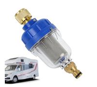 Stainless Water Purifier - inleni Faucet Attachment, Fine Filtration System, corrosoin Resistant Body, Tank Filling Guard, Portable Unit | Clean Flow Solution for Motorhome Balcony Patio Camping
