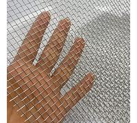 Stainless Wire Mesh,Woven mesh Wire Loom,Wire Aviary Fence Hardware Cloth for Chicken Coop Rabbit Garden Fruit Cage Animal,Heat Resisting(1.5x4m/4.9 * 13.1ft)