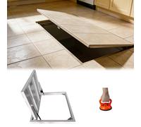 StainlessAccess Hatch Cover for Basement & Cel 28x27 Inch Floor Panel with Concealed e Inspect Opening for Easy Access