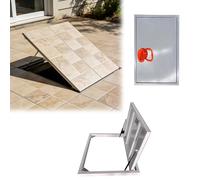 StainlessAccess Hatch Cover for C FMounted Floor Panel for Basement/Indoor/Outdoor Use 60x22in Inspect Door for Easy Access