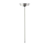 StainlessSteel Soil Thermometer 500mm Stem Easy to Read DialDisplay 10~76°C 40°F~180°F Soil Temperature Thermometer Compost Thermometer 20inch Stem