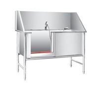 StainlessSteelWeatherproofElectlEnclosureBoxFloorStandingJunctionCabinetwithMountingPlate120cmTallProjectBox(40x20x50cm) forOutdoorUse