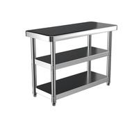 StainlessSteelWorkTableforFoodPreparation3TierKitchenTableHeavyDutyforCommercial&HomeUse80x50x80cmPerfectforRestaurantsandCatering