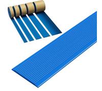 Stair Anti-Slip Nosing, Vinyl Stair Nosing Self Adhesive Waterproof Multicolor 3-10cm Width Indoor Outdoor Stairs(Blu,5cm/2in)