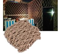 Stair Balcony Safety Net, Anti-Fall Protection for Children and Pets, Durable Hemp Rope Climbing Net for Indoor and Outdoor Playground Security
