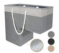 Stair Basket for Stairs with Handle, Staircase Baskets for Carpeted and Wooden Stairs,16" Step Storage Laundry basket for Stairs, Toys, Clothes, Books, Tools, Magazine, with Hard Board, Anti-slip