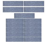 Stair Carpet Flooring | 15 Pieces Wooden Stair Treads Non-Slip Mat | Reusable Adhesive Indoor for Seniors Dogs | Home Garage Patio Dorm