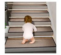 Stair Carpet Non-Slip Carpet Runner Stair Treads for Wooden Steps,Indoor Runner Self-Adhesive Plant Fibre Stair Treads,Pet Child Friendly Stair Pads Rugs Step Covers Stairway Grip