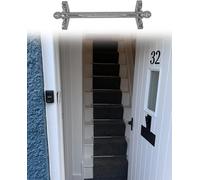 Stair Carpet Rods for Secure Runner Installation, Hollow Brass Construction for Home and Cinema