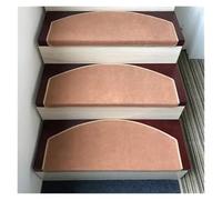 Stair Carpet Tiles 15PCS Stair Tread Carpet Mats Self Adhesive Stair Mat Stair Mat Anti-Skid Step Rugs Safety Mute Floor Mats Indoor Warm Pad 65x24(14,1piece)