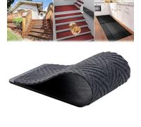 Stair Carpet Treads With Non-Slip Backing, Stair Runner Indoor Entryway, Soft Durable Polyester, Steps Pad Protection Mat For Elders Pets, Removes Mud From Shoe Soles, Cutting(Dark grays,38 x 360cm)