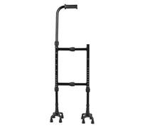 Stair Climbing Assist Cane, Adjustable Height 8-Claw Non-Slip Base, Heavy-Duty Aluminium 450lb Capacity Support for Elderly, Knee Pain Relief Walking Aid for Stairs and Flat Surfaces [object Object]