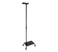 Stair Climbing Assist Cane Half Step Stair Lift Aid for Seniors Walker Climbing Stairway Aid Devices Aluminum Alloy Walking Stick, 85-105cm Adjustable Height, Black