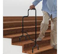 Stair Climbing Assist, Elderly Stair Lift Assist Devices Senior Walker with Non-Slip Feet and Soft Grip, Adjustable Height, Step Helper for Steps with Varying Heights Widths