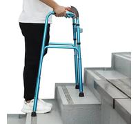 Stair Climbing Assist Walker, Height Adjustable, One Click Folding, Durable and Easy-to-use Mobile Assistive Tools for The Elderly and Disabled