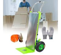 Stair Climbing Dolly, 1500W Electric Hand Truck, Foldable Design, 400 KG Capacity, 12 Ah Battery, Includes Tying Rope for Moving Furniture