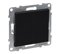 Stair Connector Double Black 10AX 250V Terminals SUNO 721408