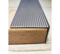 Stair Edge Protector, 304 Stainless Steel L Shape Molding for Enhanced Safety and Durability on Wood Tile Concrete Steps