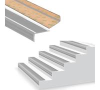 Stair Edge Protector, Non-Slip Waterproof Rubber Step Trim for Indoor Outdoor Safety