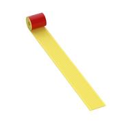 Stair Edge Trim Self Adhesive Thickened PVC Material, Striped Serrated Shape Waterproof and Non Slip 10m Long, Suitable for Home Outdoor and Commercial Environments