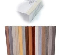 Stair Edging Aluminum Stair Trim 36" 40" 43" 48" 51" 55" 60" Stairs Nose Molding Non-Slip, Step Edge Trim L Shape Edge Protector 20mm Wide(White,L 120CM/48in)