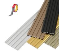stair edging, Stair Nosing, Slip Stair Nose Molding, Anti Slip Stair Edge Trim Waterproof Outdoor Indoor Staircases Aluminium Strips Staircase Treads(Brown,40mm)