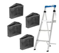 Stair Foot Cover, Stair Feet - 4x Non Slip Rubber Pads | Heavy Duty Replacement Parts, Stair Accessories for Electrical Work, Window Cleaning,