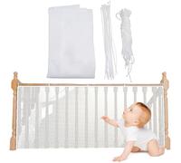 Stair Gate Baby Gate for Stairs, 9.8ft X30.7" Heavy Duty Stair, Waterproof Safety Net for Pets & Kids, Tear Resistance Banister Guard, Security Guards