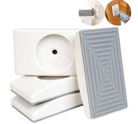 Stair Gate Wall Protector Pads, 4 pcs, White, for max. Ø 1.61" Pressure Screw Heads, Protect Walls and Doorways from Children and Pet Gates, Baby Gate Wall Protector, Children Anti Stain Guard Cups